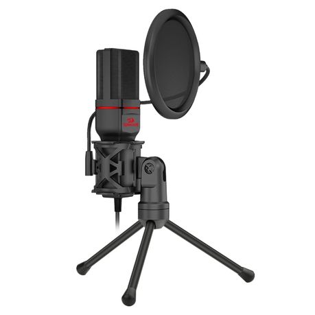 Redragon SEYFERT Omnidirectional 3.5mm AUX Condenser Mic & Tripod