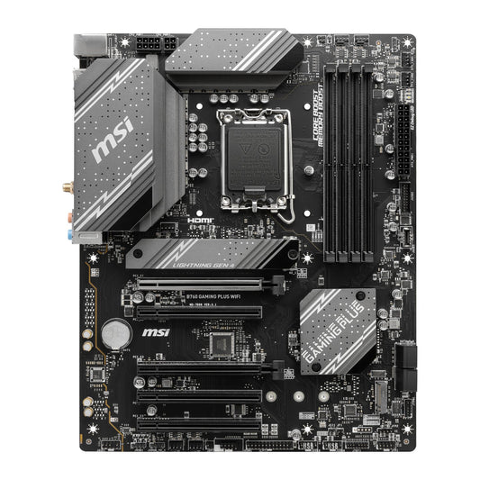 MSI B760 GAMING PLUS WIFI DDR5 LGA1700 ATX Motherboard