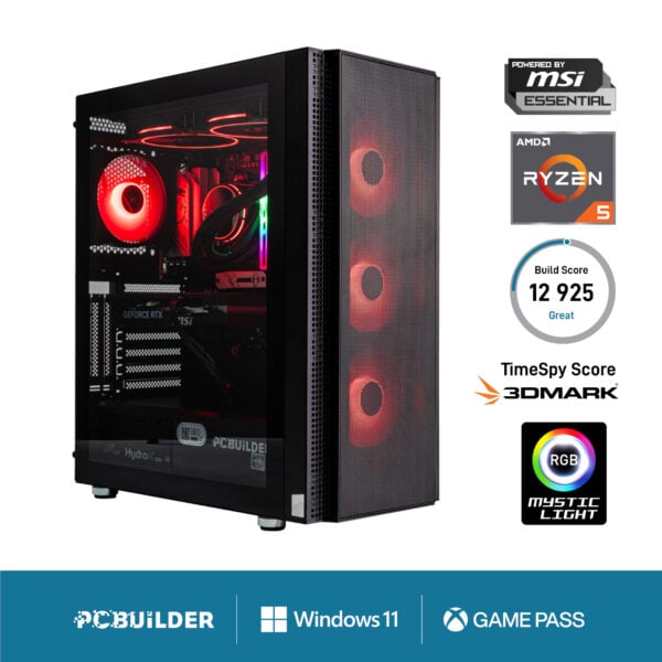 PCBuilder Ryzen 5 7600 SPECIALIST Windows 11 Gaming PC