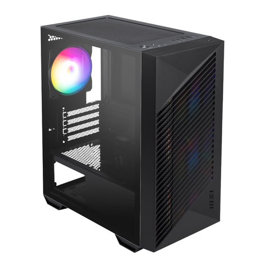 MSI PRO FORGE M050A Micro-ATX Gaming Chassis - Black
