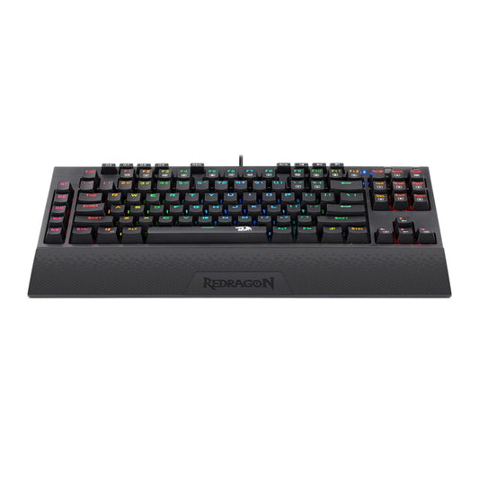 Redragon K588 RGB Pro BROADSWORD TKL Mechanical Wired Gaming Keyboard - Black