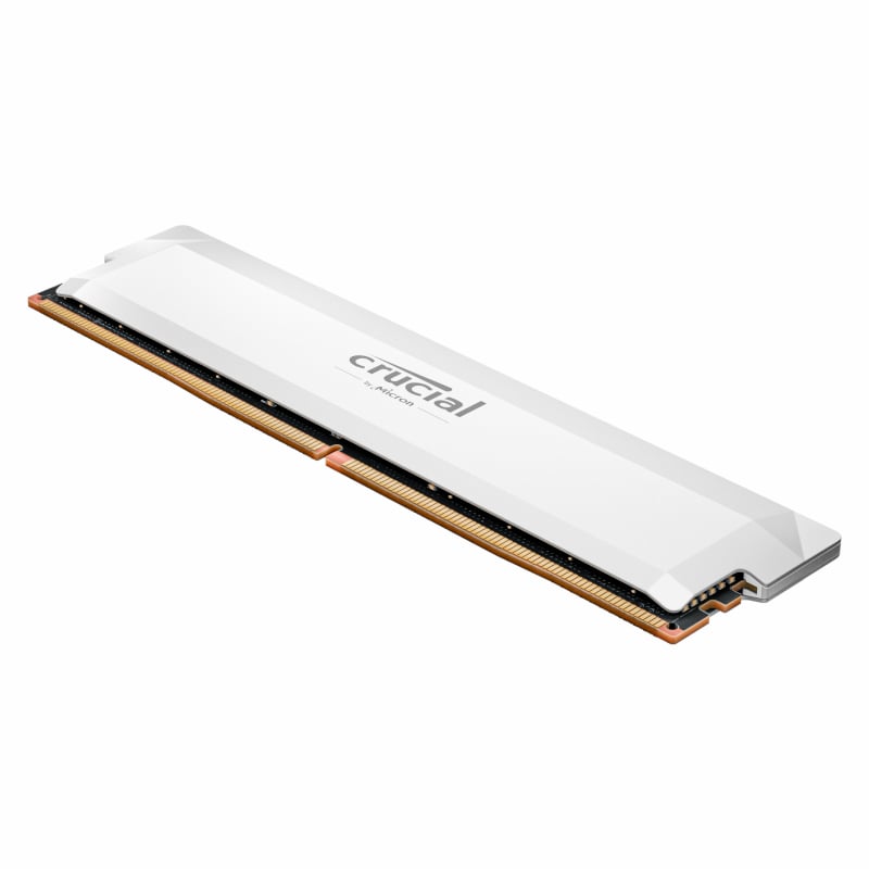 Crucial Pro Overclocking 16GB 6000Mhz DDR5 Desktop Memory White