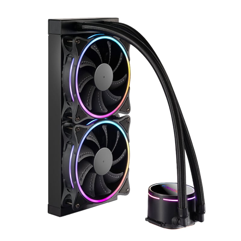 PCBuilder Hydro Chill 240MM AIO Liquid CPU Cooler ARGB