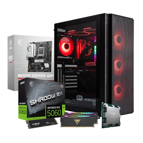 PCBuilder Ryzen 5 7600 SPECIALIST Windows 11 Gaming PC
