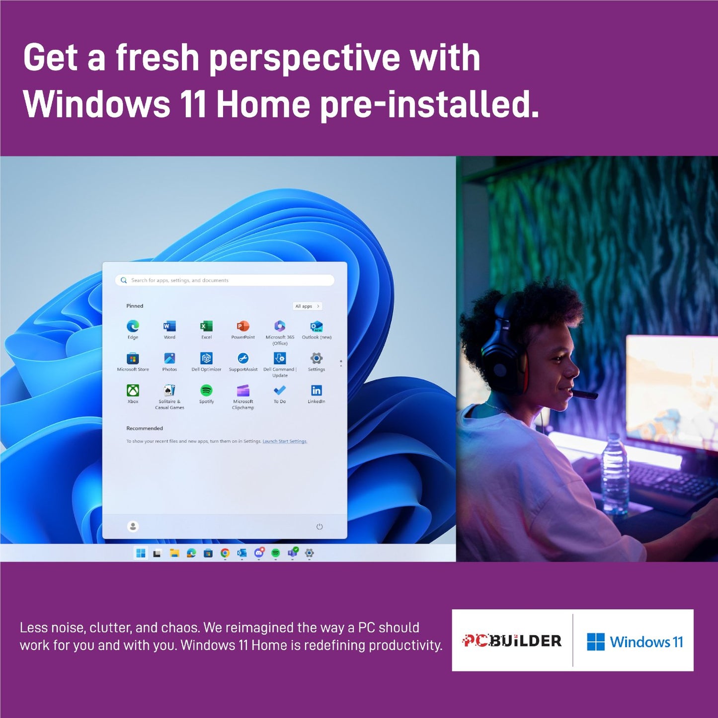 PCBuilder Ryzen 7 9800X3D VALKYRIE Windows 11 Gaming PC
