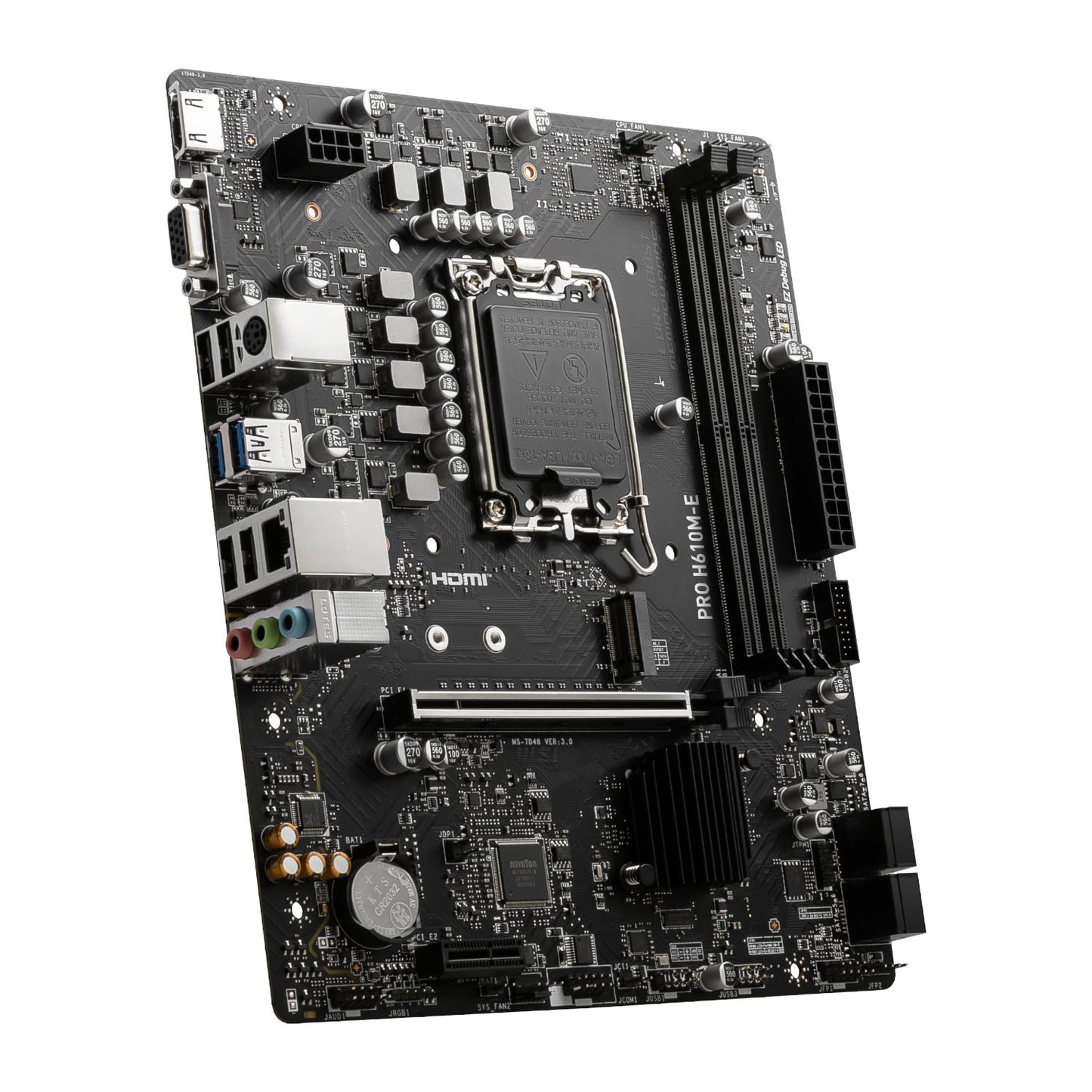 MSI PRO H610M-E Intel LGA1700 DDR5 M-ATX Motherboard