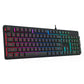 Redragon K521 Upgrade Rainbow LED 104-Key Membrane Gaming Keyboard