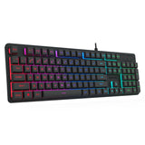 Redragon K521 Upgrade Rainbow LED 104-Key Membrane Gaming Keyboard
