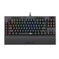 Redragon K588 RGB Pro BROADSWORD TKL Mechanical Wired Gaming Keyboard - Black