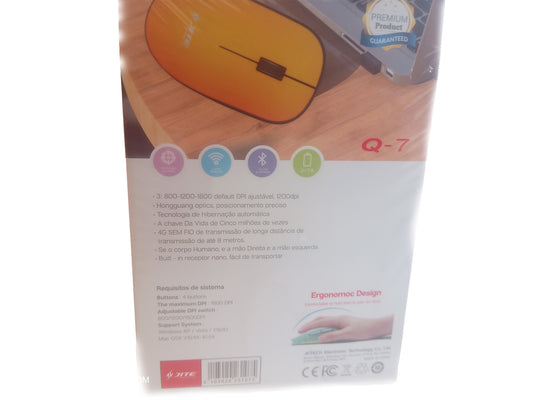 Wireless Bt and Wifi Mouse Q7