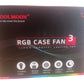 3 Cool Moon Argb fans with hub and controller