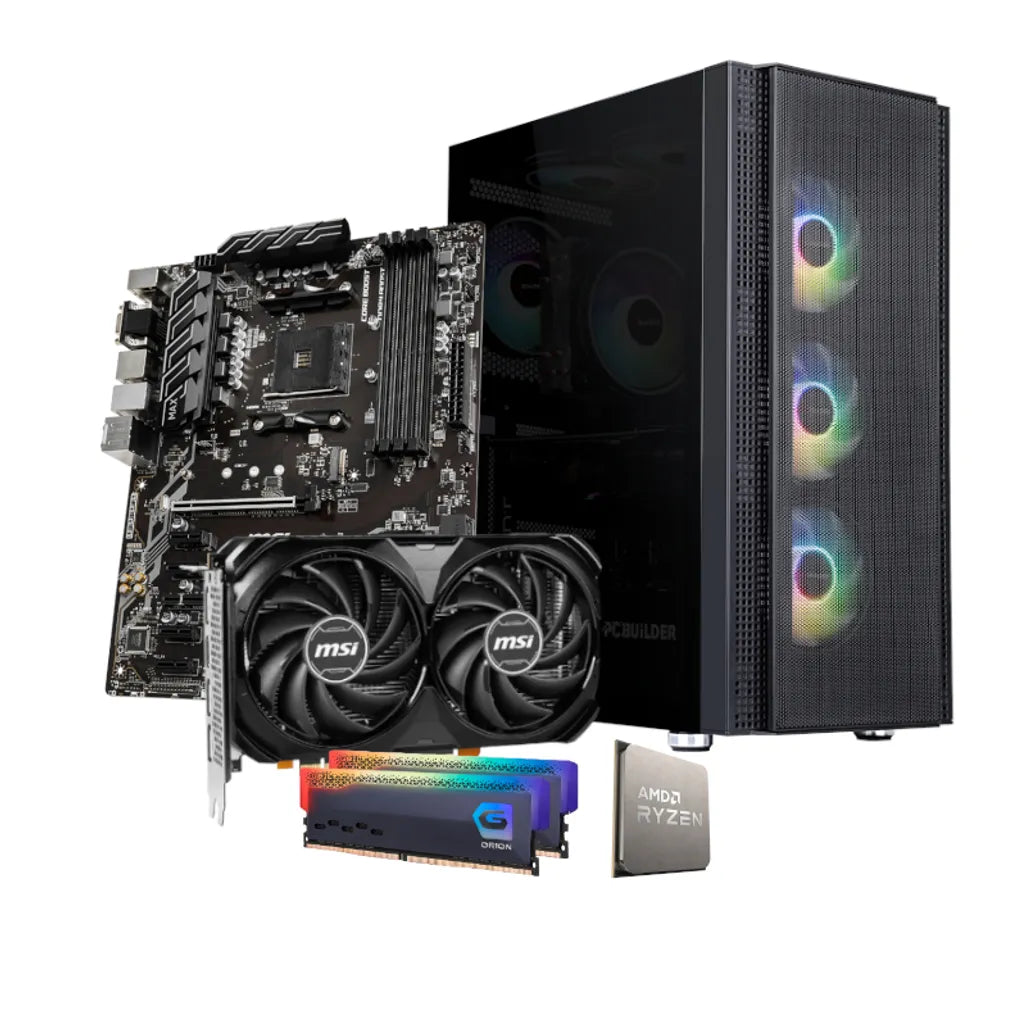 PCBuilder Ryzen 7 5700X3D COMMANDER Windows 11 Gaming PC